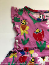 Load image into Gallery viewer, NWOT Mini Boden Posie Frill Sleeve Dress
