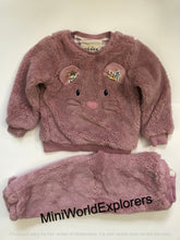Load image into Gallery viewer, NWOT Mini Boden Novelty Borg Sweatshirt Set
