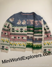 Load image into Gallery viewer, NWOT Mini Boden Edie Fair Isle Cardigan
