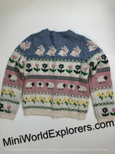 Load image into Gallery viewer, NWOT Mini Boden Edie Fair Isle Cardigan
