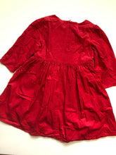 Load image into Gallery viewer, NWOT Mini Boden Red Reindeer Cord Embroidered Party Dress
