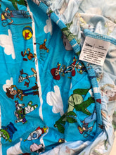 Load image into Gallery viewer, NWOT Little Sleepies Blue Toy Story Fitted Crib Sheet (Standard)
