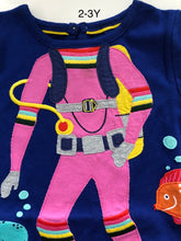 Load image into Gallery viewer, NWOT Mini Boden Fun Big Appliqué Dress

