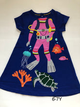 Load image into Gallery viewer, NWOT Mini Boden Fun Big Appliqué Dress
