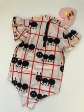 Load image into Gallery viewer, NWT Hugo Loves Tiki  One piece Ruffle Swimsuit
