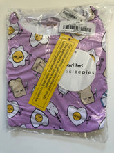 Load image into Gallery viewer, NWOT Little Sleepies Pink Breakfast Buddies Two-Piece Pajama Set
