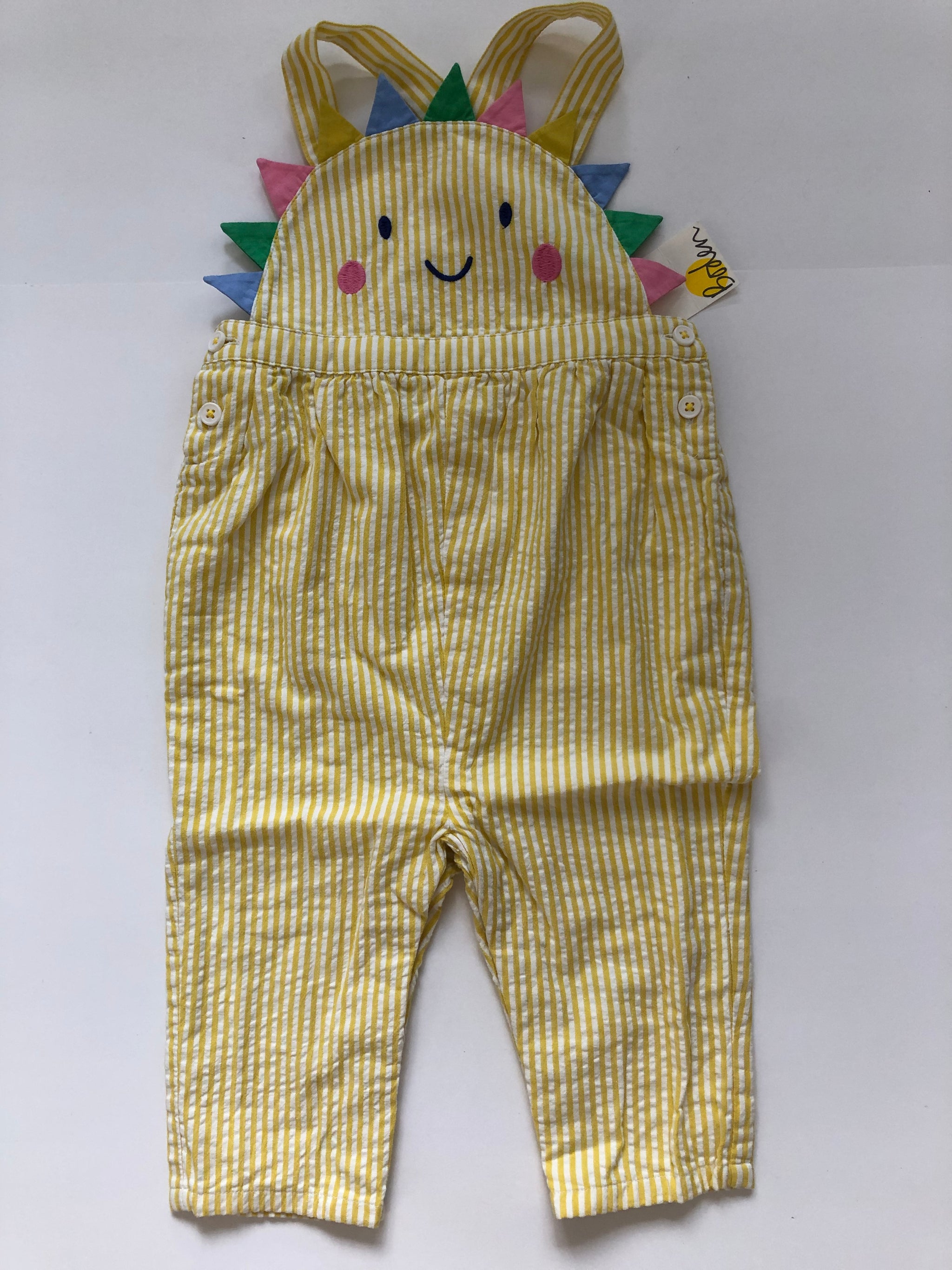 Baby 2024 Boden Sunshine Woven Dungarees NWT