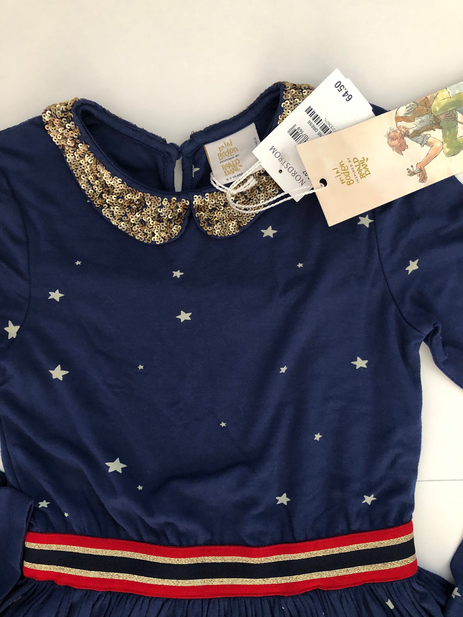 mini boden roald dahl dress Mini boden Roald Dahl abc dress nwt 3/4