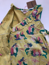 Load image into Gallery viewer, NWT Mini Boden Yellow Mermaid Wrap Dress
