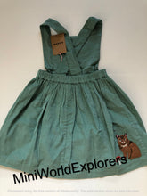 Load image into Gallery viewer, NWT Mini Boden Cord Applique Pinafore
