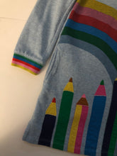 Load image into Gallery viewer, HTF GUC Mini Boden Appliqué Sweatshirt Dress
