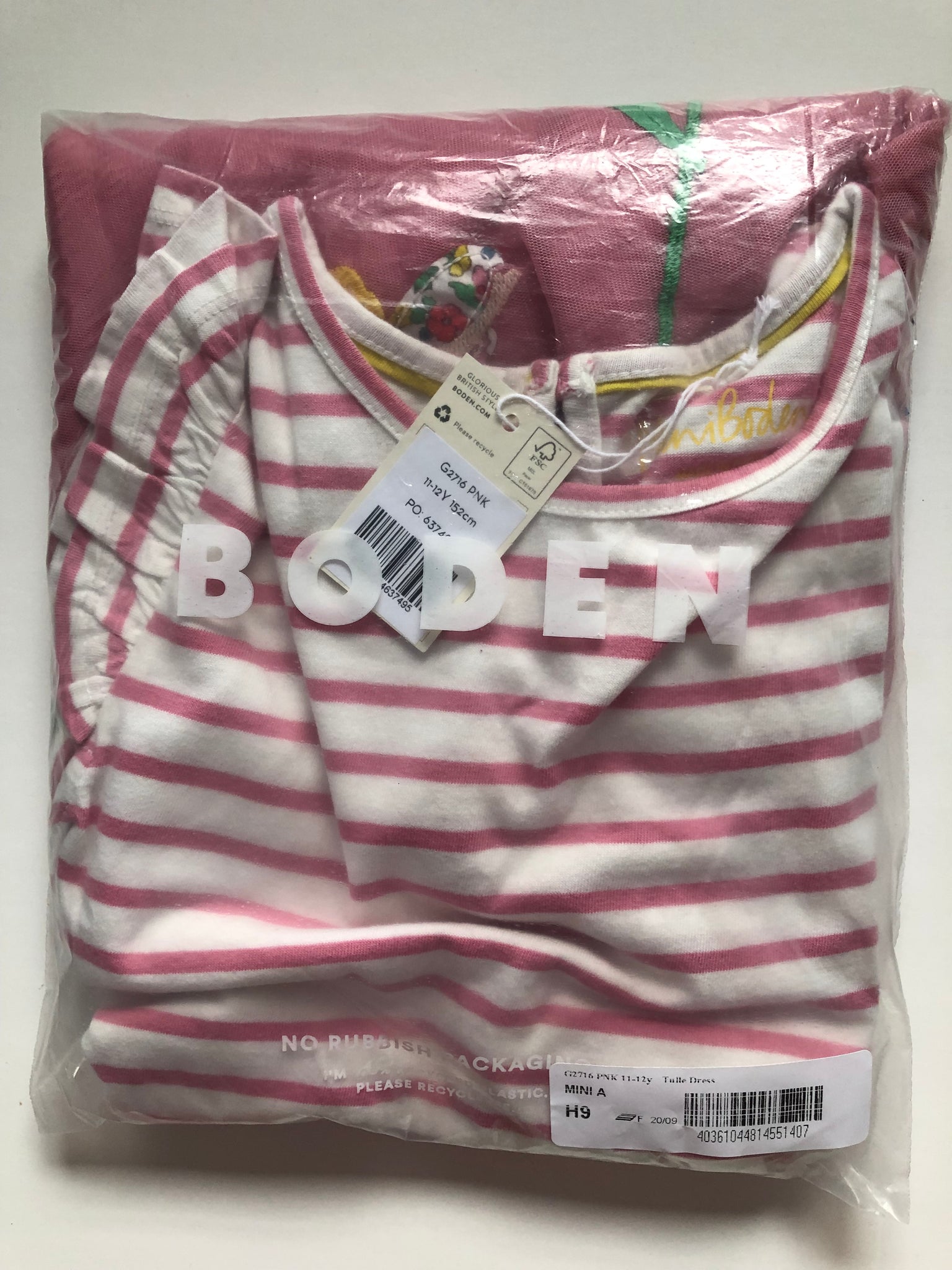 HTF NWT Mini Boden Flower Fairy Tulle Dress Mini World Explorers HTF NWT Mini Boden Flower Fairy Tulle Dress Mini World Explorers