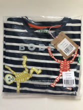 Load image into Gallery viewer, NWT Mini Boden Skeleton Halloween T-shirt
