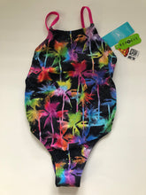 Load image into Gallery viewer, NWT Speedo Printed Fixed Back One Piece Female Training Swimsuit
