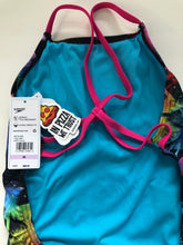Load image into Gallery viewer, NWT Speedo Printed Fixed Back One Piece Female Training Swimsuit

