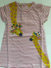 Load image into Gallery viewer, NWOT Mini Boden Giraffe Applique Dress and Leggings Set
