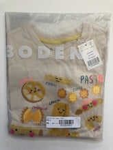 Load image into Gallery viewer, NWT Mini Boden Graphic Pasta  Tee shirt
