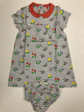 Load image into Gallery viewer, NWOT Mini Boden Printed Jersey Collared Dress
