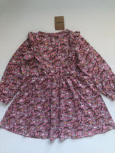 Load image into Gallery viewer, NWT Mini Boden Long Sleeve Ruffle Dress
