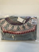 Load image into Gallery viewer, NWT Tea Collection Bunny Fair Isle Sweater Dress
