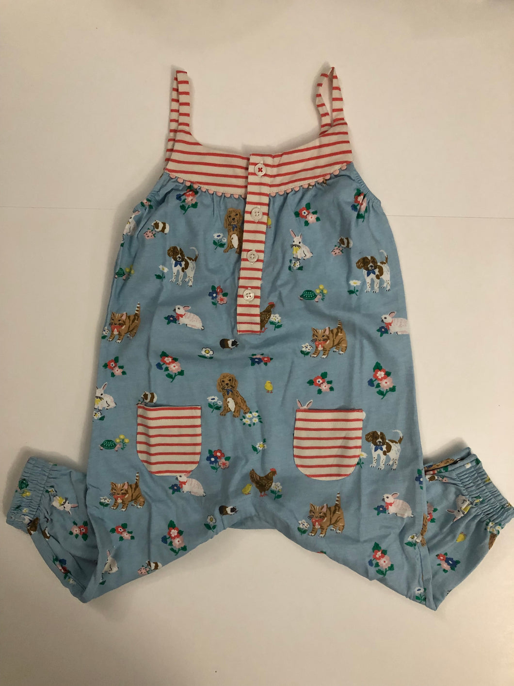 NWOT Baby Boden Jersey Hotchpotch Romper