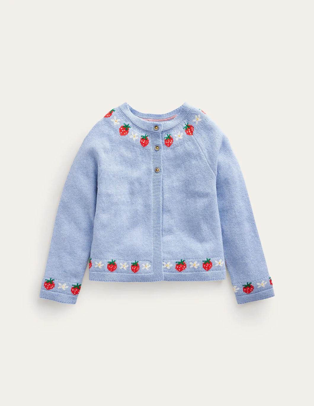 NWT Mini Boden Embroidered Flower Cardigan