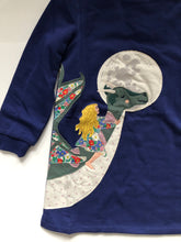 Load image into Gallery viewer, NWT Mini Boden Cosy Appliqué Sweatshirt Dress
