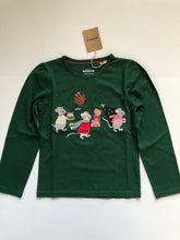 Load image into Gallery viewer, NWT Mini Boden Appliqué Puff-Sleeve Top
