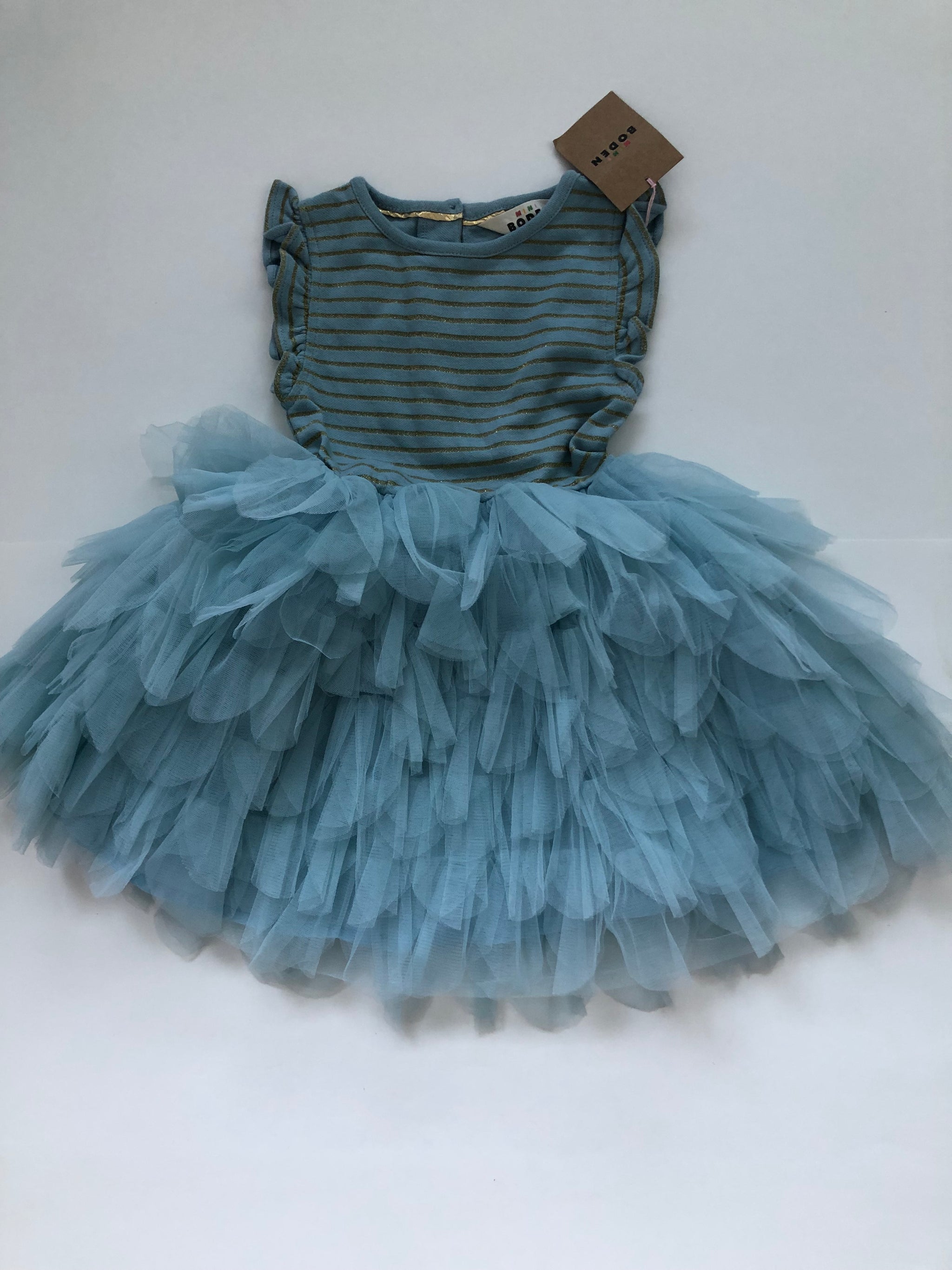 mini boden towelling dress Boden Girls Vintage Blue Petal Skirt Tulle Dress
