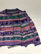Load image into Gallery viewer, NWOT Mini Boden Halloween Fair Isle Cardigan
