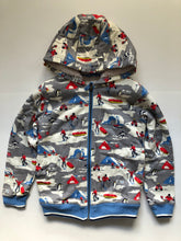 Load image into Gallery viewer, NWOT Mini Boden Shaggy-lined Printed Hoodie
