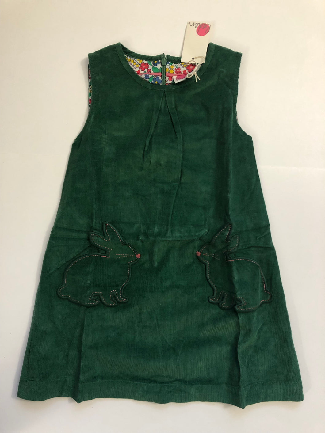 NWT Mini Boden Cord  Pinafore Dress