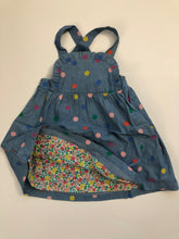 Load image into Gallery viewer, NWOT Mini Boden Multi Spot Pinnie Dress
