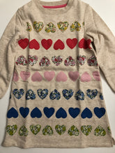 Load image into Gallery viewer, NWOT Mini Boden Cosy Appliqué Sweatshirt Dress
