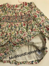 Load image into Gallery viewer, NWT Mini Boden Bess Cosy Smocked Dress
