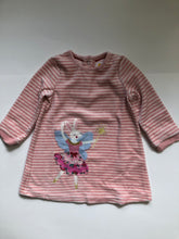 Load image into Gallery viewer, NWOT Mini Boden Appliqué Velour Dress
