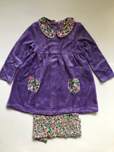 Load image into Gallery viewer, NWOT Mini Boden Velour Dress And Legging Set
