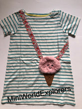 Load image into Gallery viewer, NWOT Mini Boden Fun Pocket Appliqué Tunic
