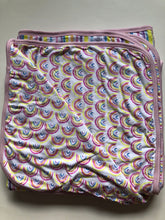 Load image into Gallery viewer, NWOT LS Rainbow Cloud Blanket 🌈
