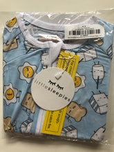 Load image into Gallery viewer, NWT Little Sleepies Blue Breakfast Buddies Zippy
