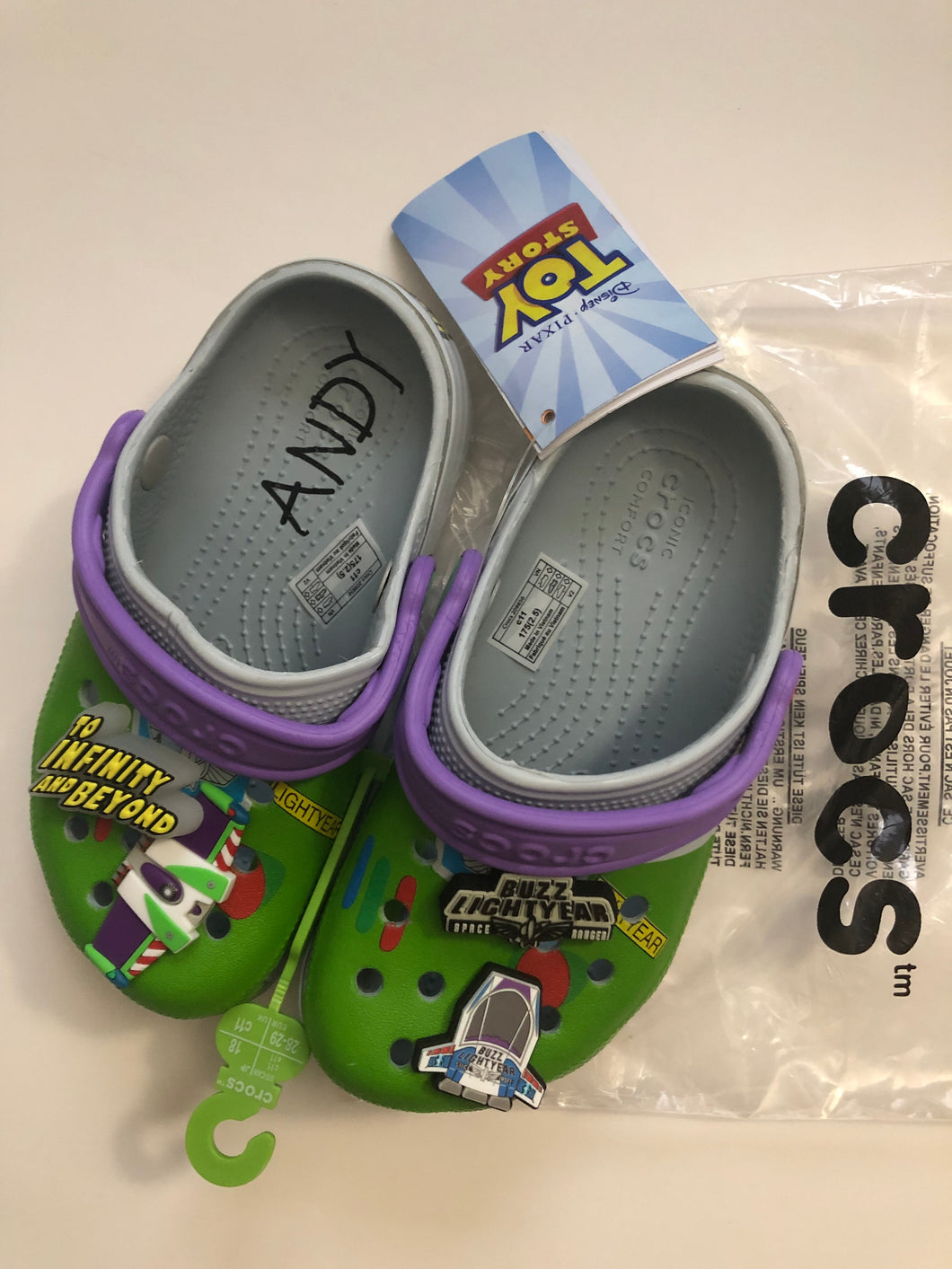 NWT Toy Story Buzz light year Crocs