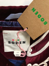 Load image into Gallery viewer, NWT Mini Boden Girls&#39; Velvet Military Jacket
