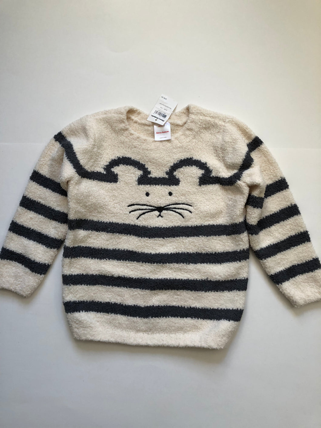 NWOT Hanna Andersson Critter Marshmallow Sweater