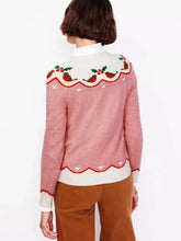 Load image into Gallery viewer, NWOT Boden Edie Fair Isle Robins Sweater
