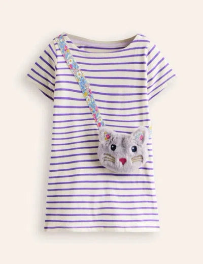 NWOT Mini Boden Fun Pocket Appliqué Tunic
