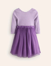 Load image into Gallery viewer, NWT Mini Boden Tilly Rib Jersey Tulle Dress
