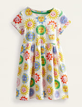 Load image into Gallery viewer, NWOT Mini Boden Short Sleeve Fun Jersey Dress
