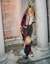 Load image into Gallery viewer, NWT Mini Boden Girls&#39; Velvet Military Jacket
