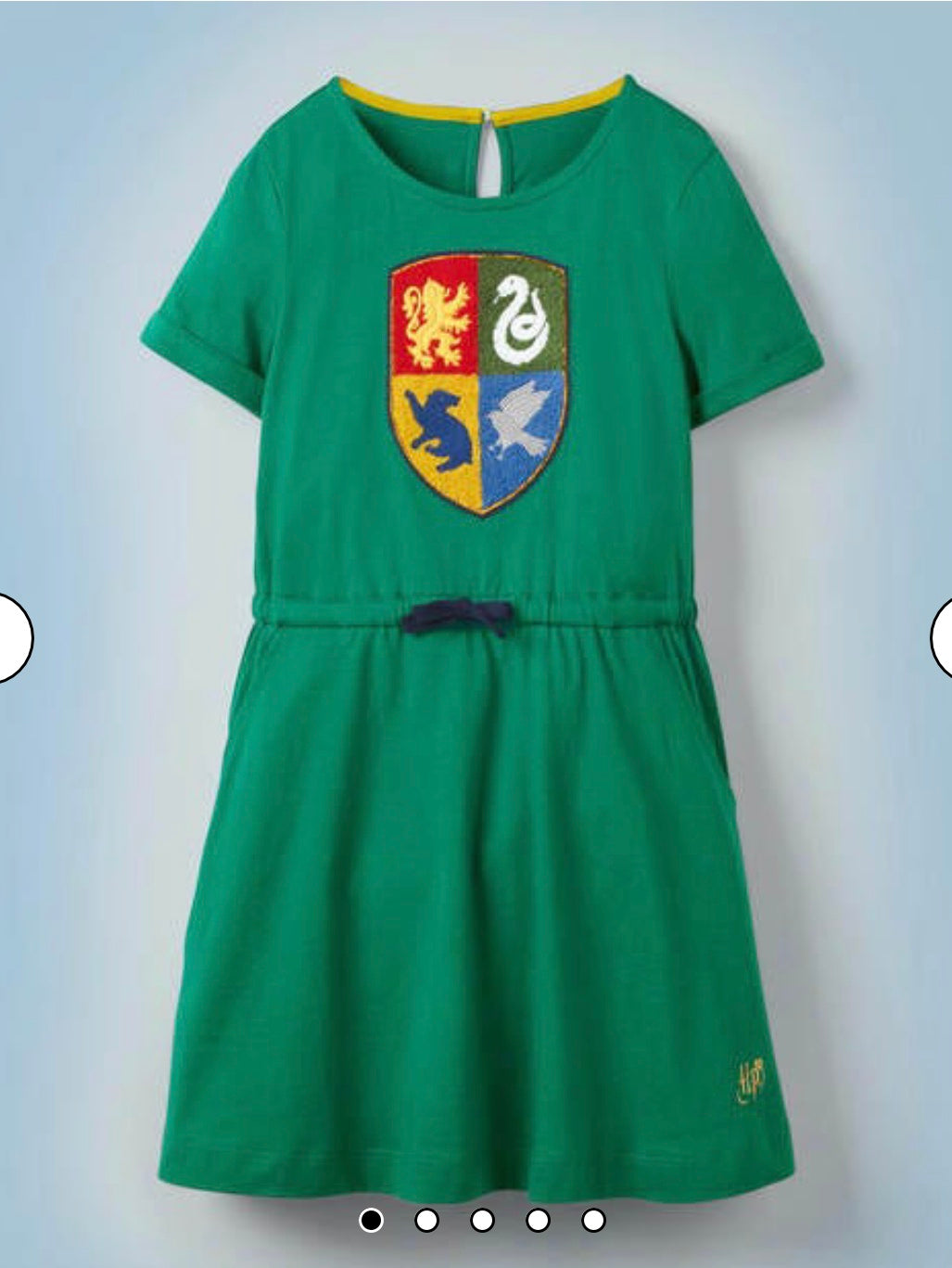 NWT Mini Boden HP line Hogwarts Crest Dress