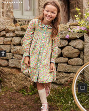 Load image into Gallery viewer, NWT Mini Boden Button-through Smocked Dress
